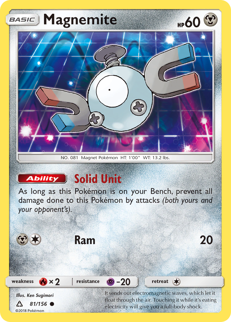 Magnemite (81/156) [Sun & Moon: Ultra Prism] | Good Games Cannington