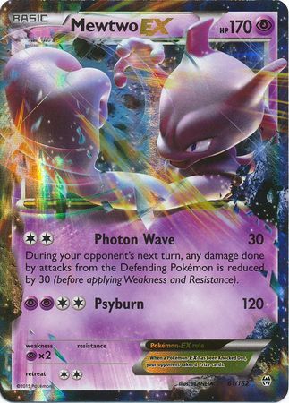 Mewtwo EX (61/162) (Jumbo Card) [XY: BREAKthrough] | Good Games Cannington