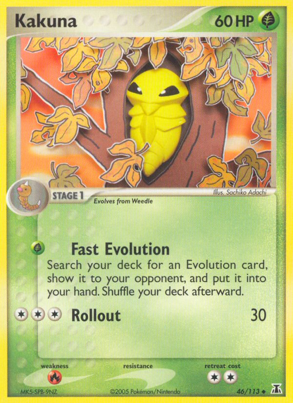 Kakuna (46/113) [EX: Delta Species] | Good Games Cannington
