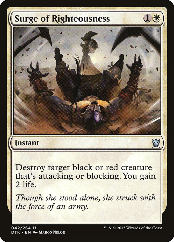 Surge of Righteousness [Dragons of Tarkir] | Good Games Cannington