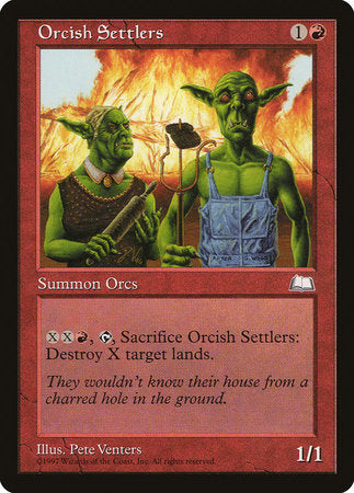 Orcish Settlers [Weatherlight] | Good Games Cannington