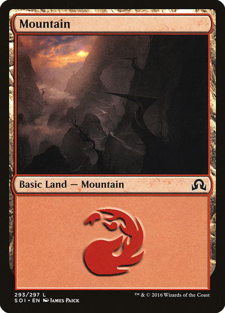 Mountain (293) [Shadows over Innistrad] | Good Games Cannington