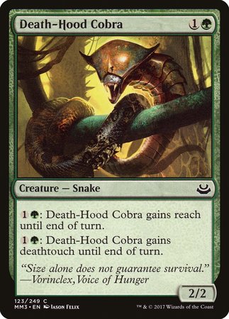 Death-Hood Cobra [Modern Masters 2017] | Good Games Cannington
