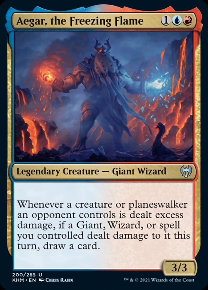 Aegar, the Freezing Flame [Kaldheim] | Good Games Cannington
