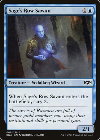 Sage's Row Savant [Ravnica Allegiance] | Good Games Cannington