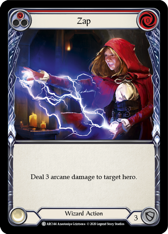 Zap (Red) [U-ARC144] Unlimited Normal | Good Games Cannington