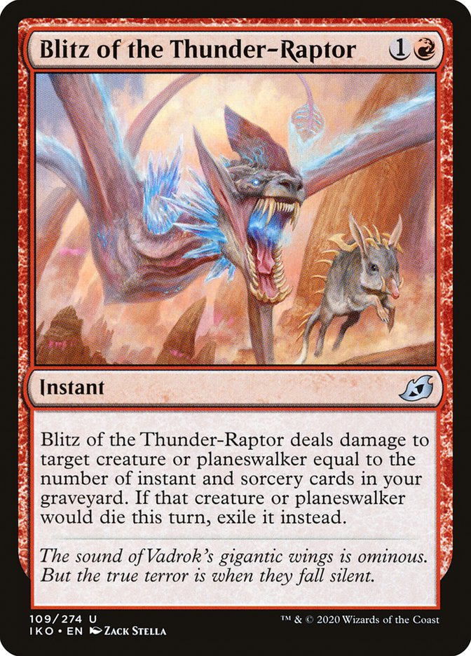 Blitz of the Thunder-Raptor [Ikoria: Lair of Behemoths] | Good Games Cannington