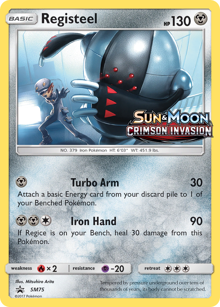 Registeel (SM75) [Sun & Moon: Black Star Promos] | Good Games Cannington
