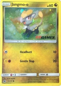 Jangmo-o (75/111) (Cosmos Holo) (EB Games Promo) [Sun & Moon: Crimson Invasion] | Good Games Cannington