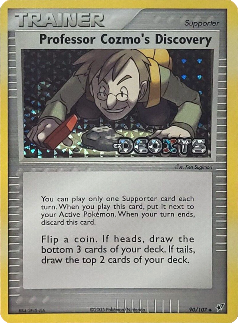 Professor Cozmo's Discovery (90/107) (Stamped) [EX: Deoxys] | Good Games Cannington