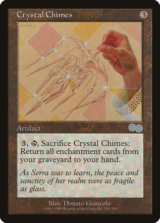 Crystal Chimes [Urza's Saga] | Good Games Cannington