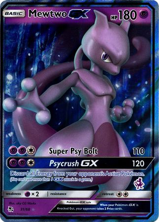 Mewtwo GX (31/68) (Mewtwo Deck) [Battle Academy 2020] | Good Games Cannington
