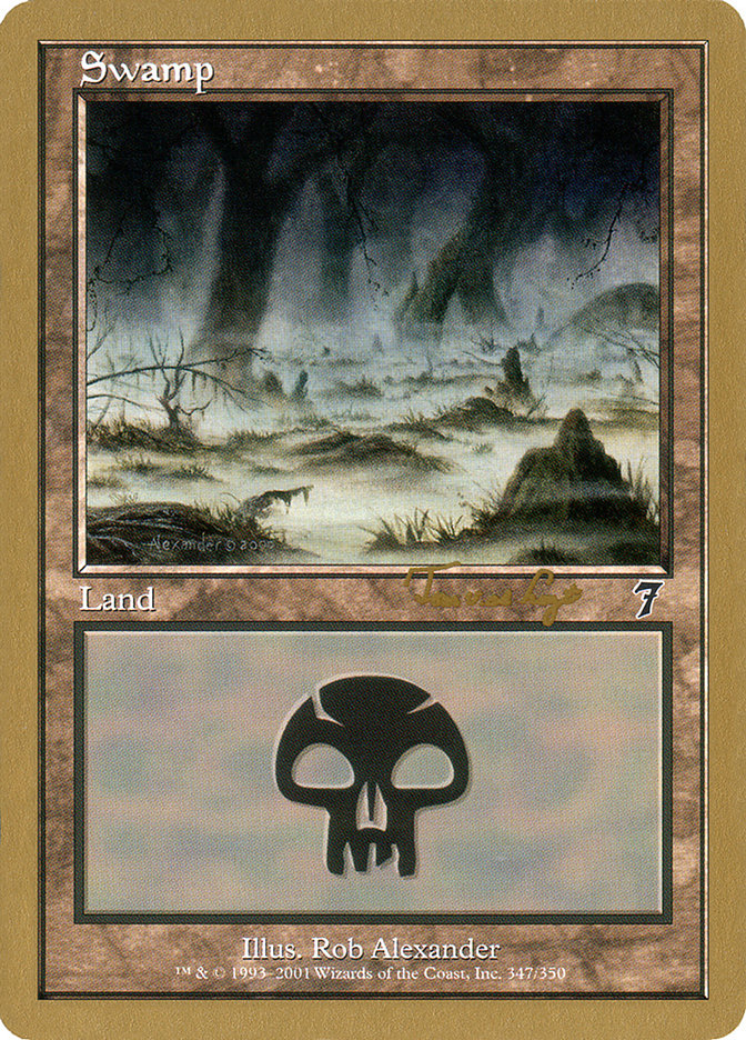 Swamp (tvdl347) (Tom van de Logt) [World Championship Decks 2001] | Good Games Cannington