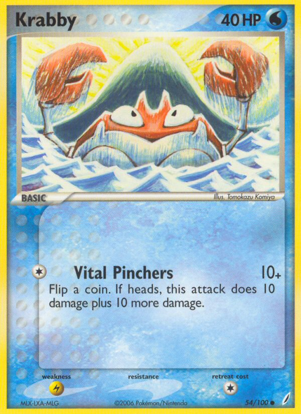 Krabby (54/100) [EX: Crystal Guardians] | Good Games Cannington