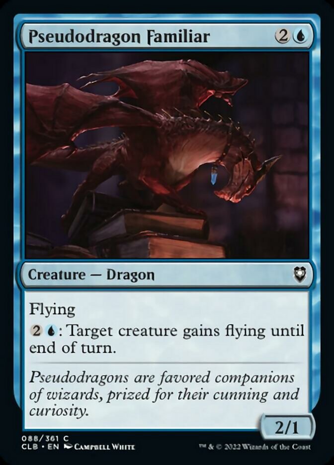 Pseudodragon Familiar [Commander Legends: Battle for Baldur's Gate] | Good Games Cannington