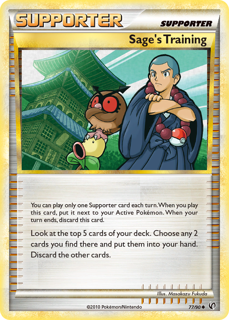 Sage's Training (77/90) [HeartGold & SoulSilver: Undaunted] | Good Games Cannington