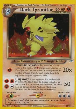 Dark Tyranitar (11/105) [Neo Destiny Unlimited] | Good Games Cannington