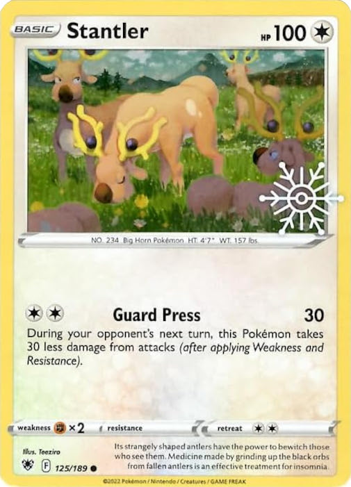 Stantler (125/189) (Holiday Calendar) [Sword & Shield: Astral Radiance] | Good Games Cannington