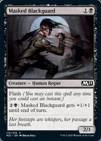 Masked Blackguard [Core Set 2021] | Good Games Cannington