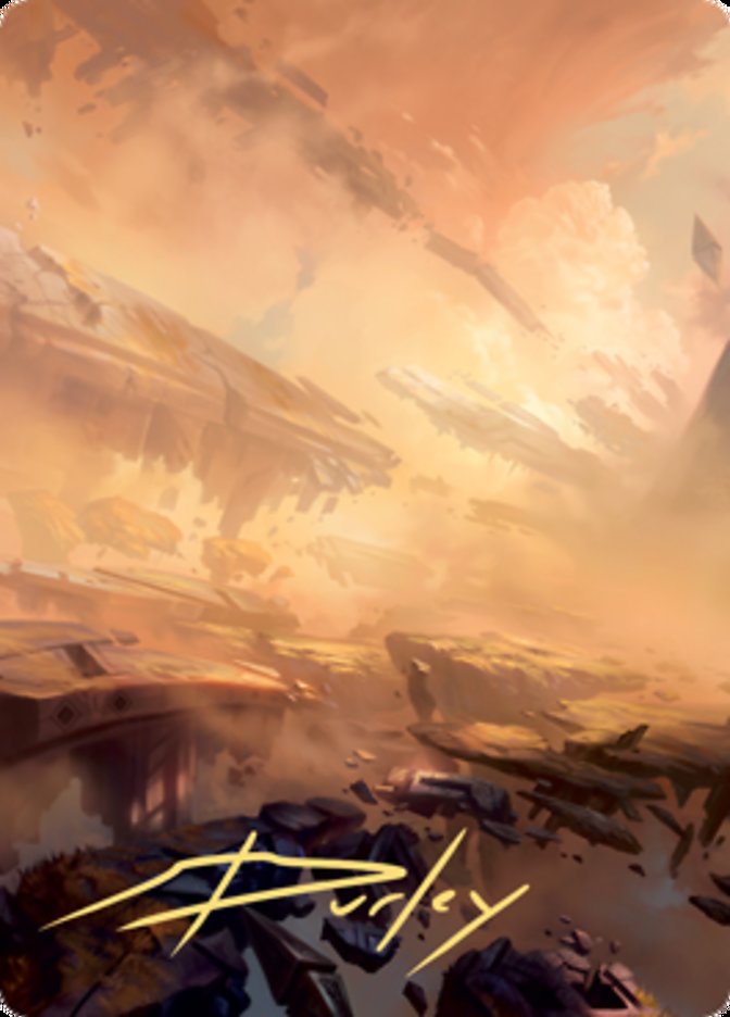 Plains 1 Art Card (Gold-Stamped Signature) [Zendikar Rising Art Series] | Good Games Cannington