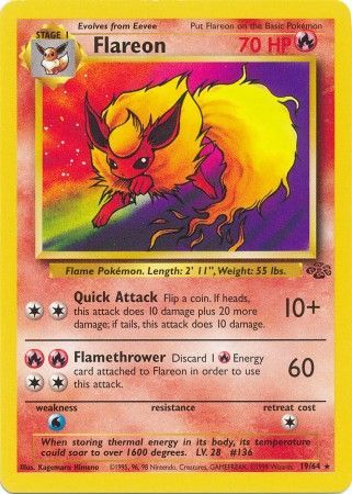 Flareon (19/64) [Jungle Unlimited] | Good Games Cannington