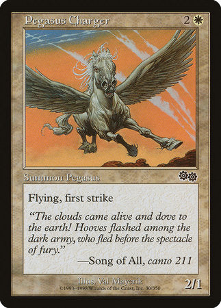 Pegasus Charger [Urza's Saga] | Good Games Cannington