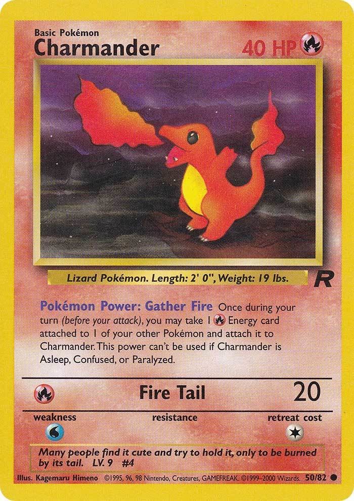 Charmander (50/82) [Team Rocket Unlimited] | Good Games Cannington