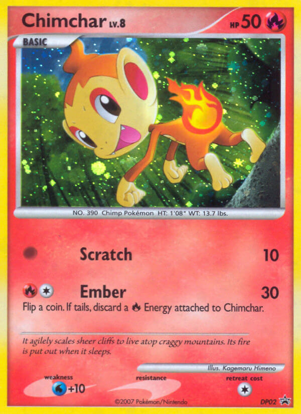 Chimchar (DP02) [Diamond & Pearl: Black Star Promos] | Good Games Cannington
