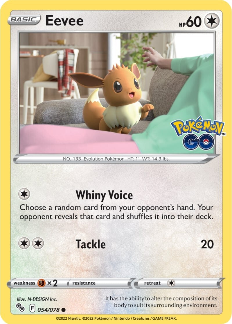 Eevee (054/078) [Pokémon GO] | Good Games Cannington