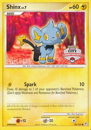 Shinx (98/130) (City Championships Promo) [Nintendo: Black Star Promos] | Good Games Cannington
