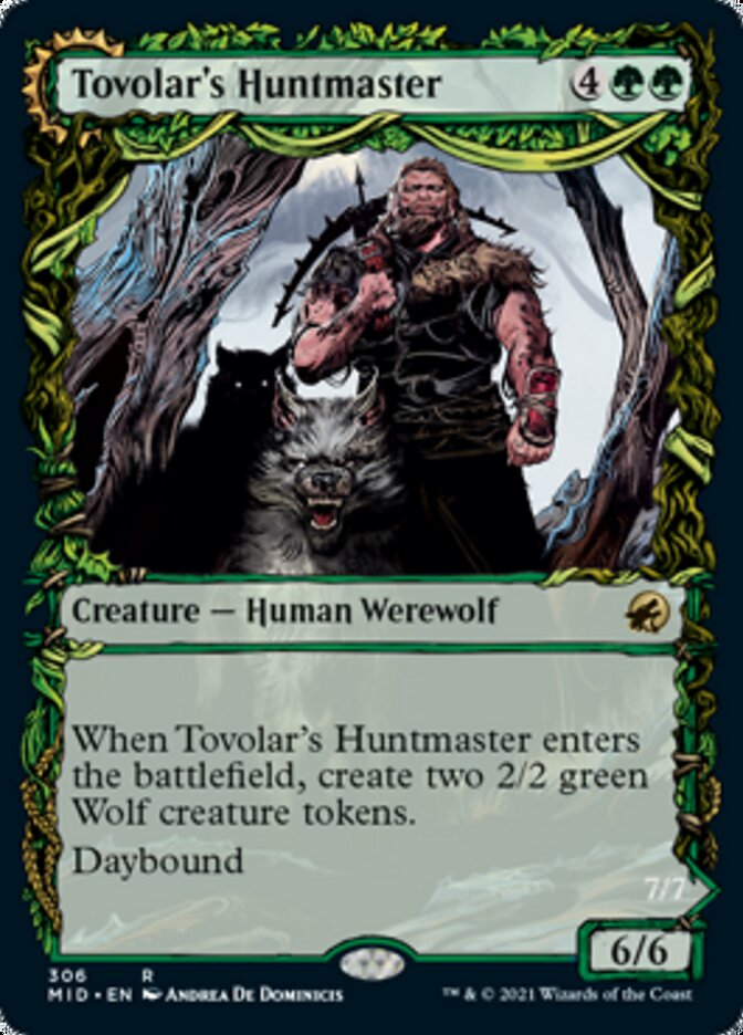 Tovolar's Huntmaster // Tovolar's Packleader (Showcase Equinox) [Innistrad: Midnight Hunt] | Good Games Cannington