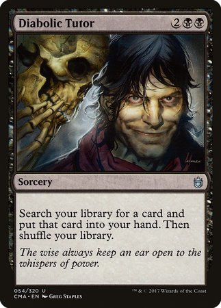 Diabolic Tutor [Commander Anthology] | Good Games Cannington