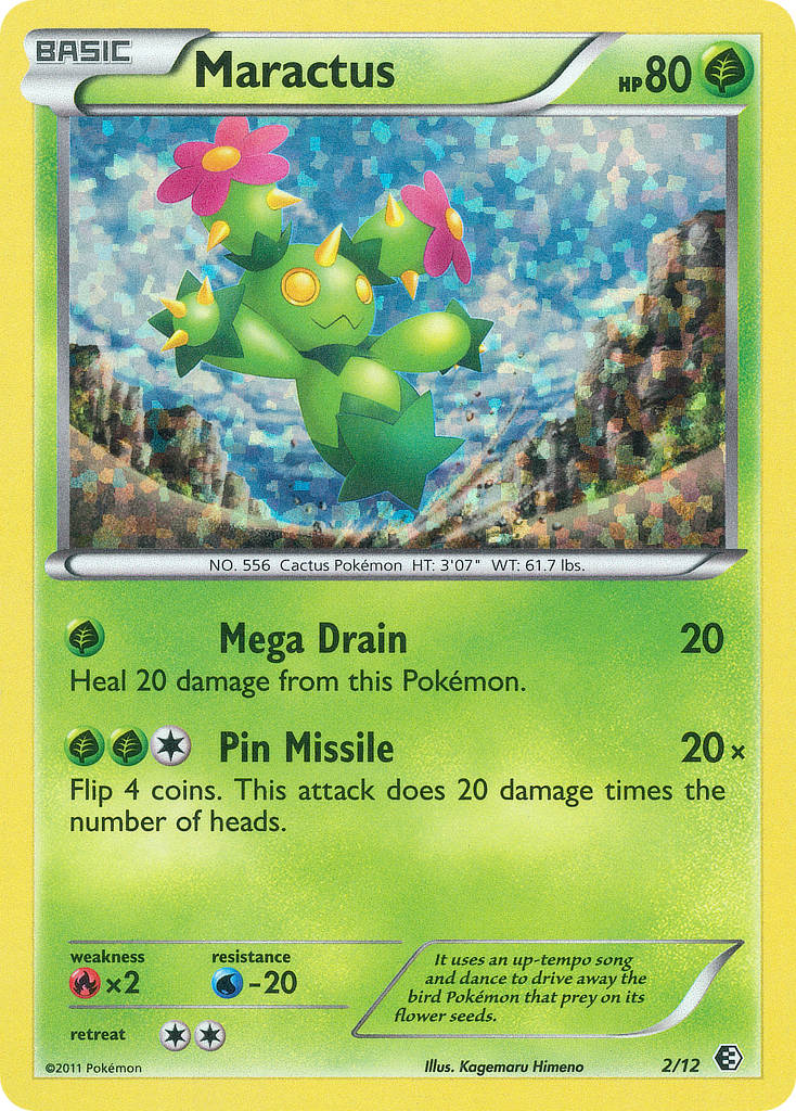 Maractus (2/12) [McDonald's Promos: 2011 Collection] | Good Games Cannington
