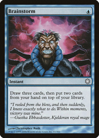Brainstorm [Coldsnap Theme Decks] | Good Games Cannington