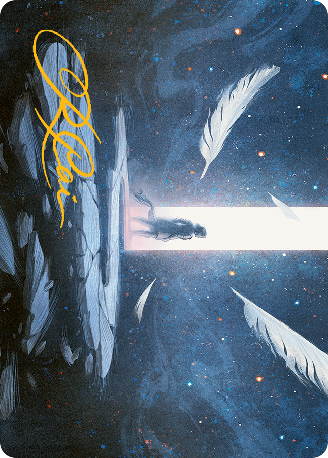 Moment of Truth Art Card (Gold-Stamped Signature) [March of the Machine Art Series] | Good Games Cannington