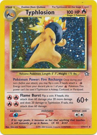 Typhlosion (17/111) [Neo Genesis Unlimited] | Good Games Cannington
