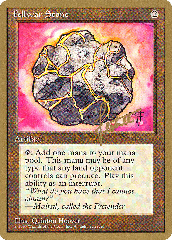 Fellwar Stone (Bertrand Lestree) [Pro Tour Collector Set] | Good Games Cannington