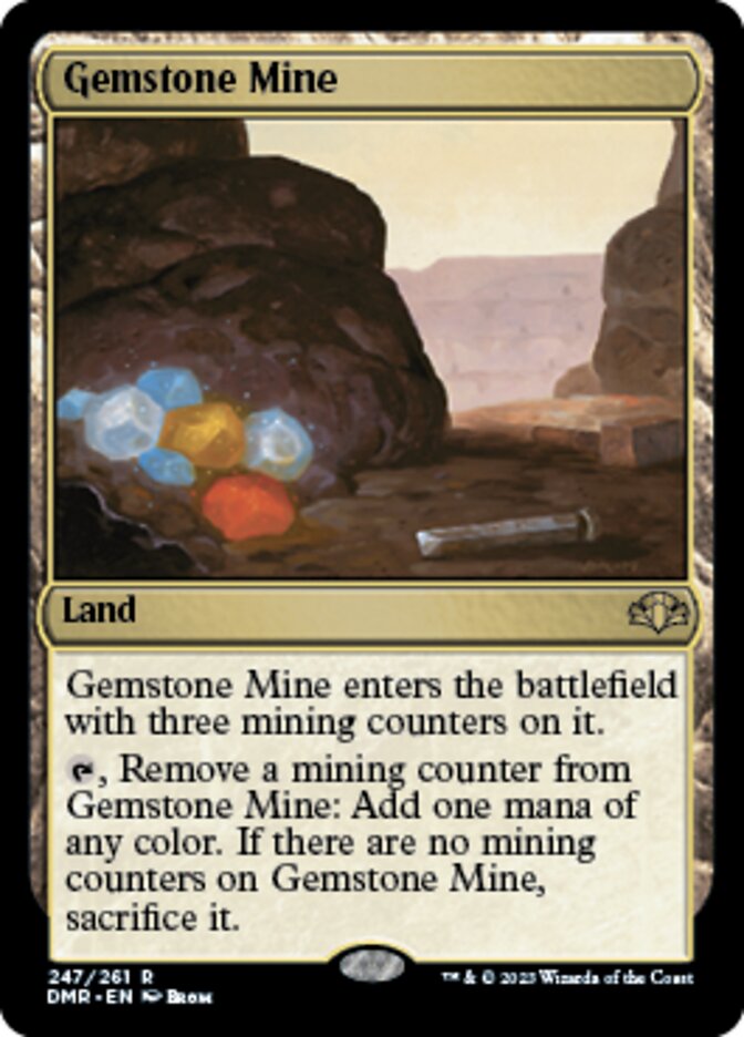 Gemstone Mine [Dominaria Remastered] | Good Games Cannington