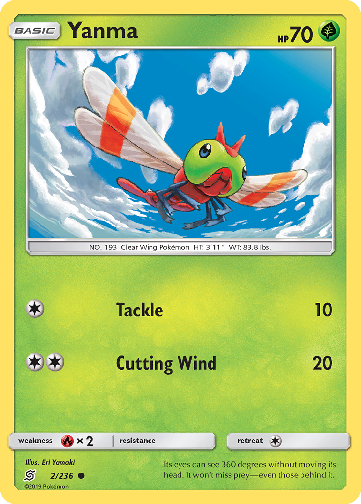 Yanma (2/236) [Sun & Moon: Unified Minds] | Good Games Cannington