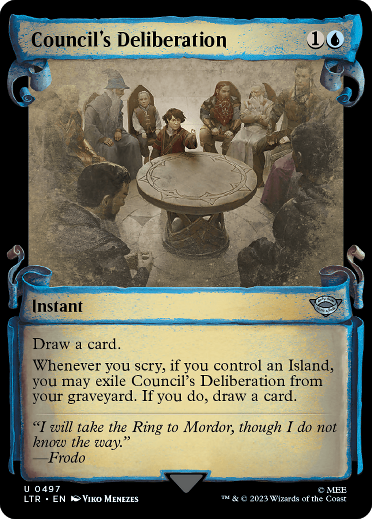 Council's Deliberation [The Lord of the Rings: Tales of Middle-Earth Showcase Scrolls] | Good Games Cannington