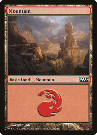 Mountain (242) [Magic 2013] | Good Games Cannington
