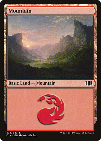 Mountain (331) [Commander 2014] | Good Games Cannington