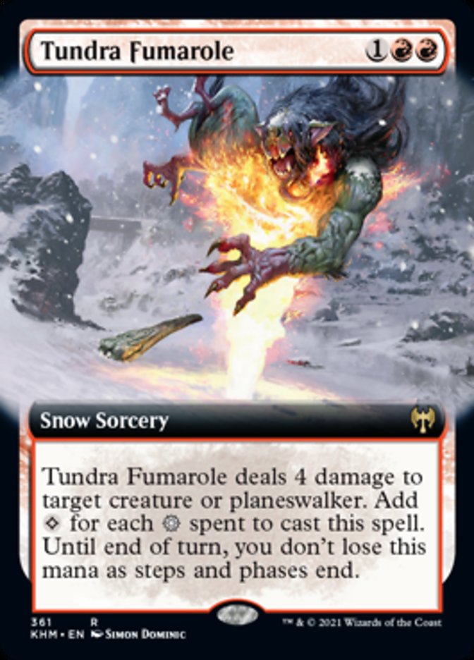 Tundra Fumarole (Extended Art) [Kaldheim] | Good Games Cannington