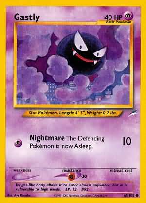 Gastly (65/105) [Neo Destiny Unlimited] | Good Games Cannington