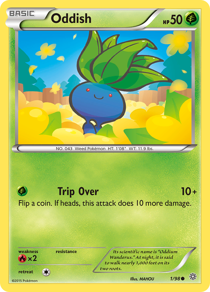 Oddish (1/98) [XY: Ancient Origins] | Good Games Cannington