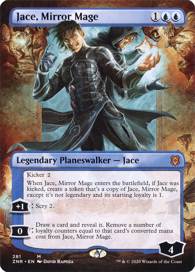 Jace, Mirror Mage (Borderless) [Zendikar Rising] | Good Games Cannington