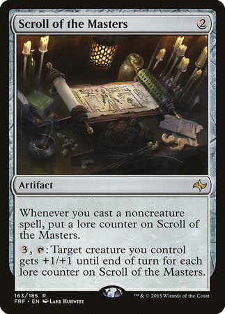 Scroll of the Masters [Fate Reforged] | Good Games Cannington