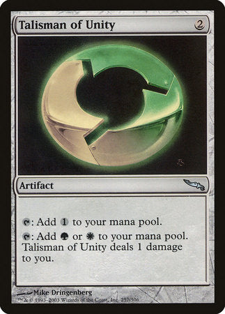 Talisman of Unity [Mirrodin] | Good Games Cannington