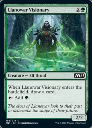 Llanowar Visionary [Core Set 2021] | Good Games Cannington