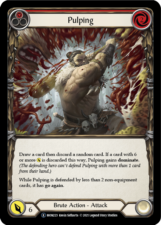 Pulping (Red) [U-MON223-RF] Unlimited Rainbow Foil | Good Games Cannington